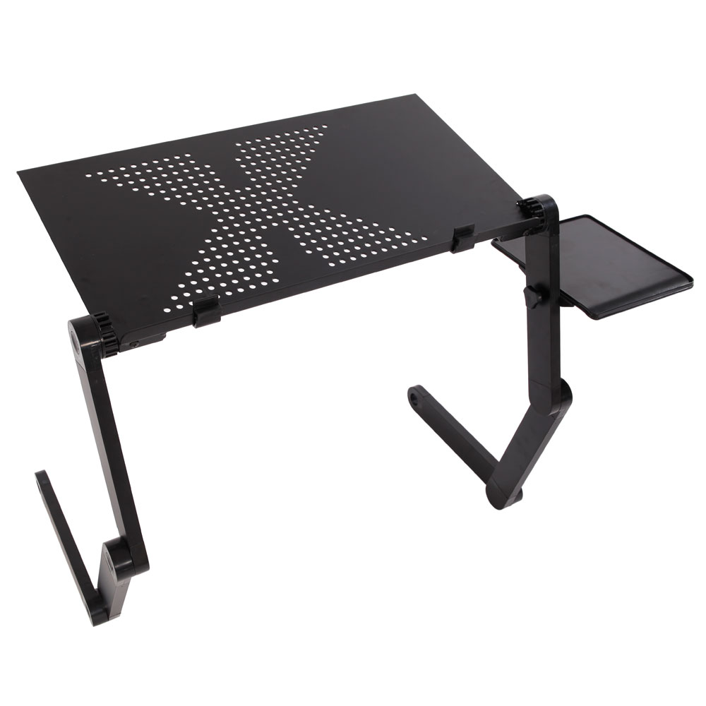 360°Adjustable Laptop Table Stand Lap Sofa Bed Tray Computer Notebook Desk US